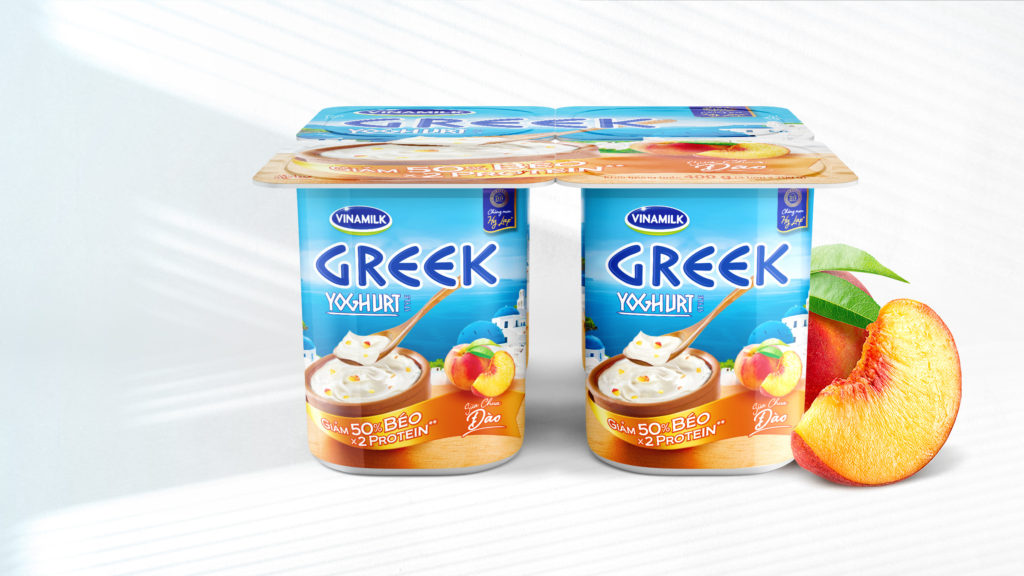 Greek Yogurt branding & packaging for Vinamilk new product launch