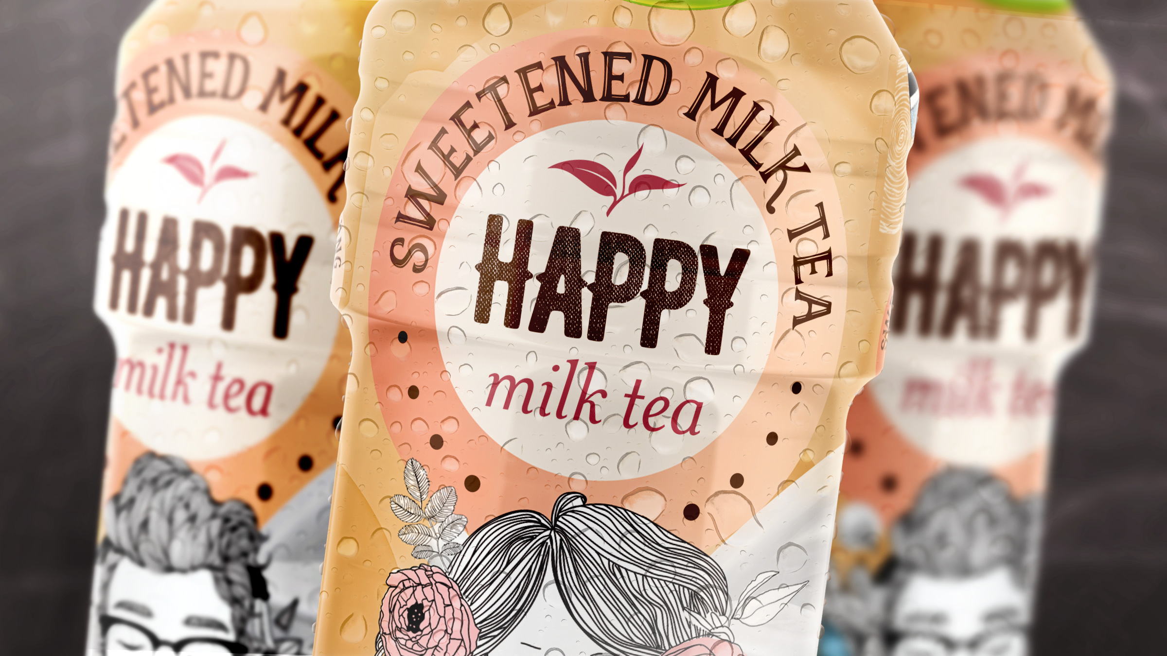 Milk Tea Packaging Design The Circle Branding Partners #circlebrandlife